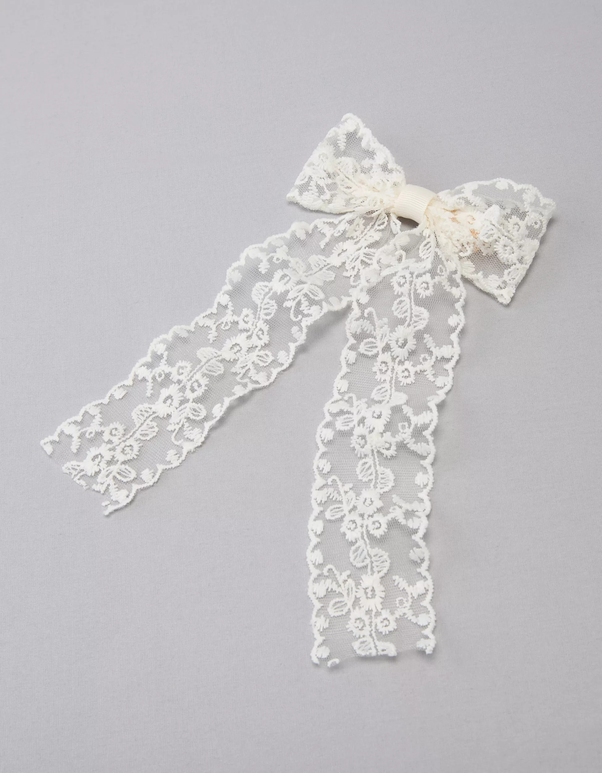 AE Lace Bow Clip | American Eagle Outfitters (US & CA)