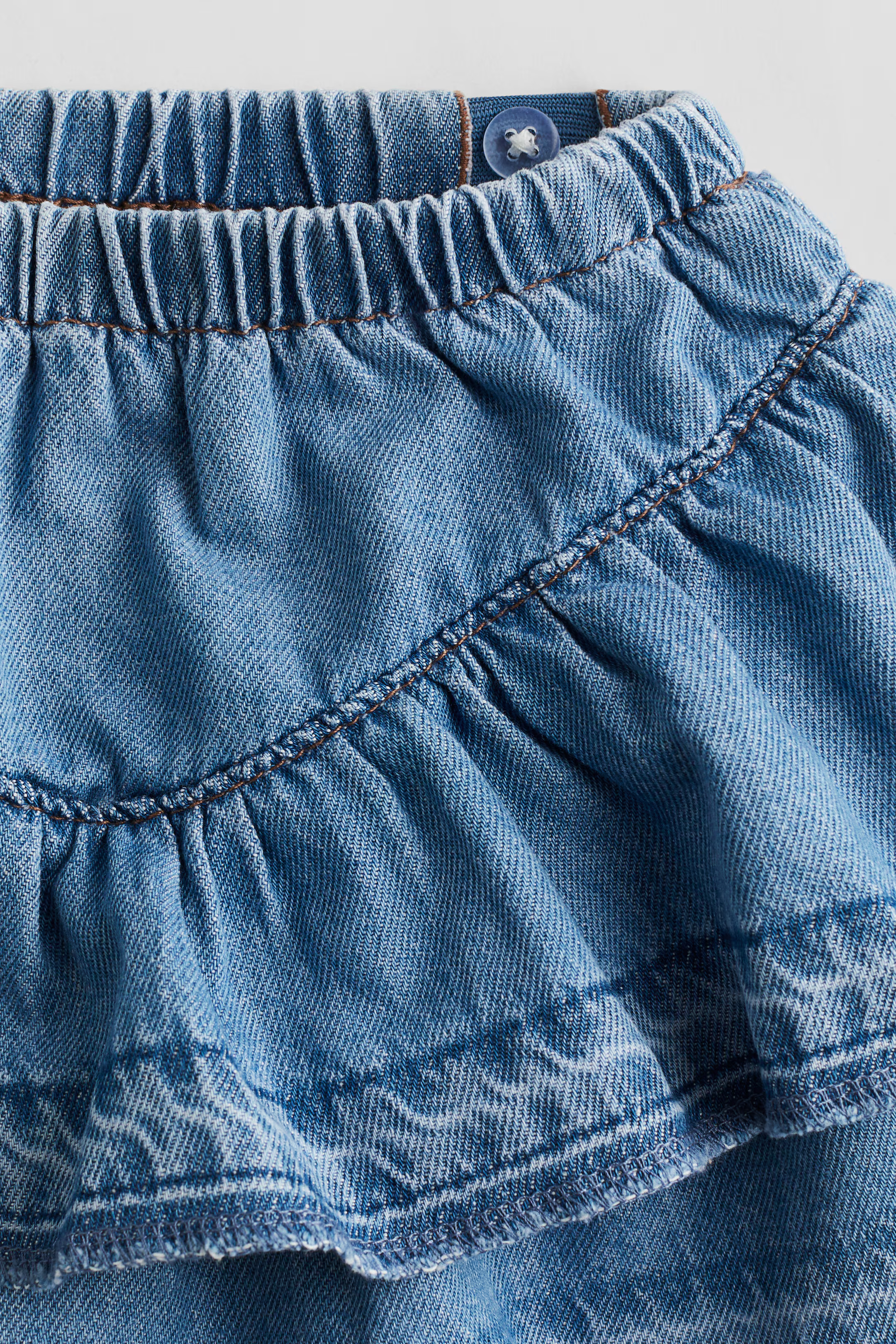 Flounced Denim Skirt | H&M (US + CA)