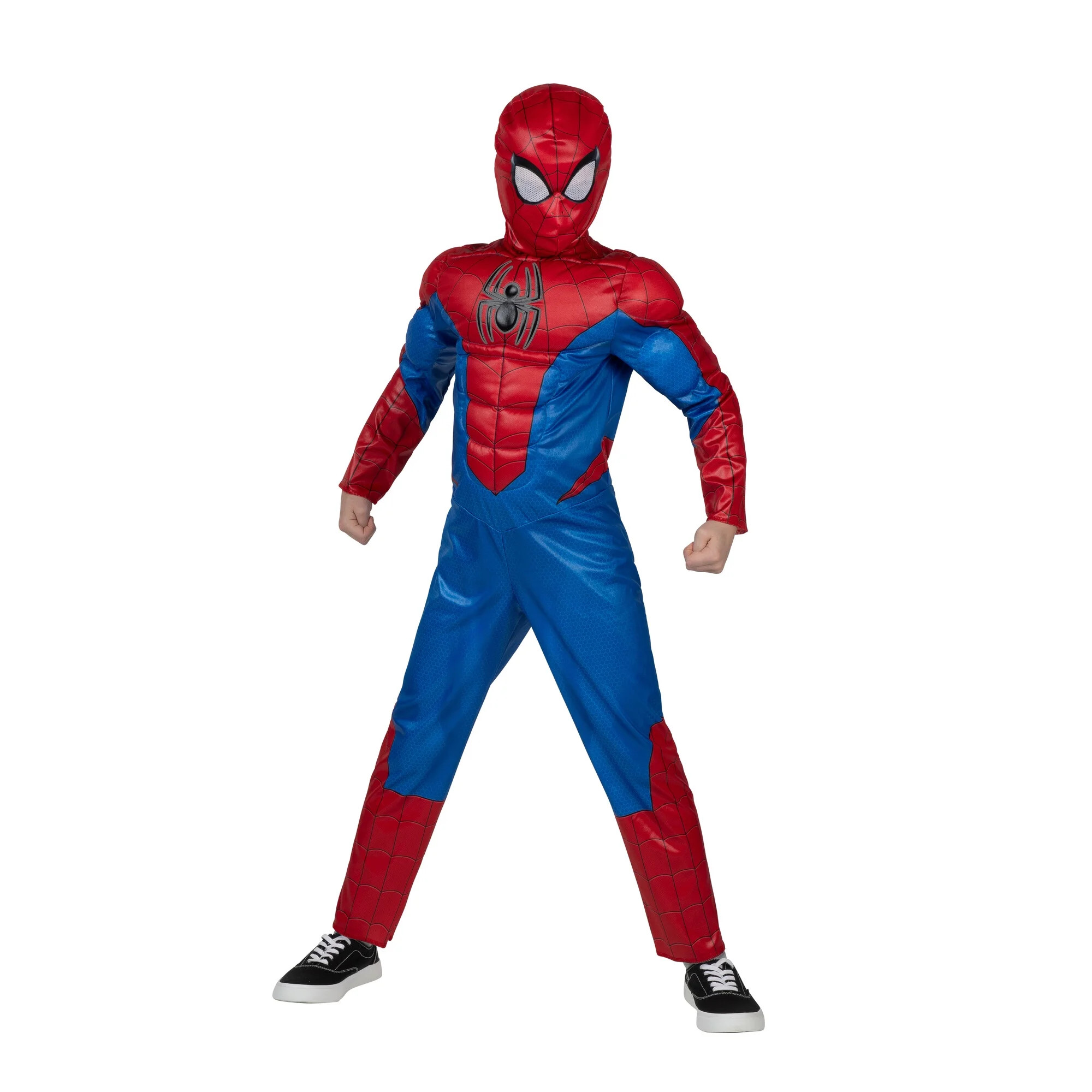 MARVEL Spider-Man Official Boys Youth Halloween Costume, Boys Size L, by Jazwares | Walmart (US)
