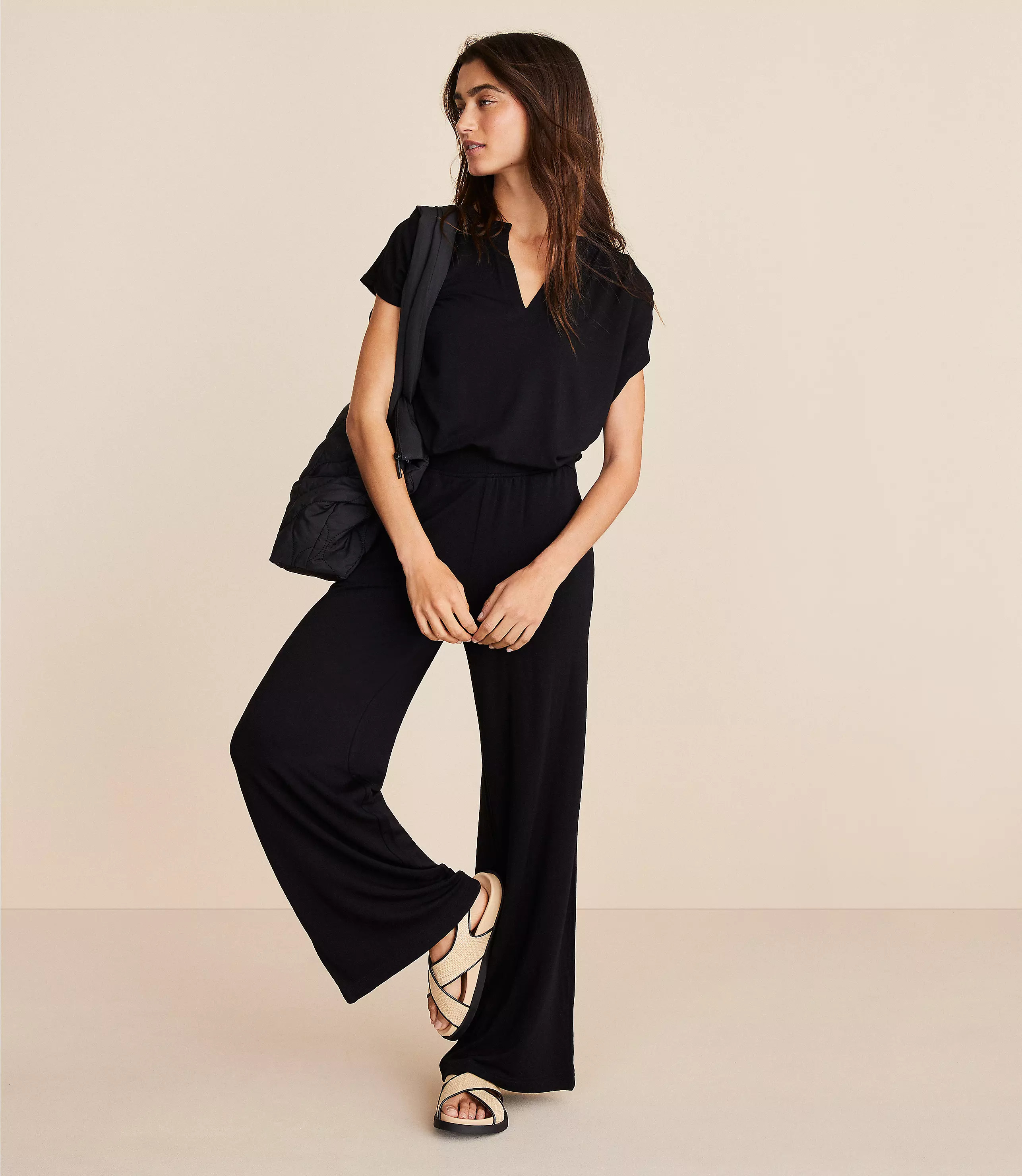 Lou & Grey Signaturesoft Wide Leg Pants | LOFT