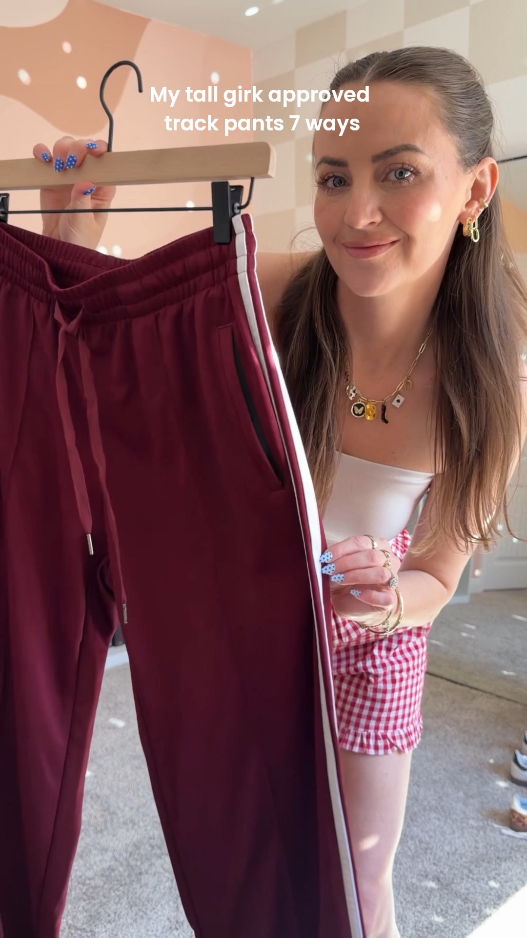 My favorite tall girl approved track pants! They come in 28 30, 32,34 and 36 inch inseams and nine colors!! wearing size, small tube top, medium, yellow hoodie, smalls in both tank tops, medium rugby, shirt, large graphic T, medium sweat, sweatshirt.

#LTKTall #LTKootd