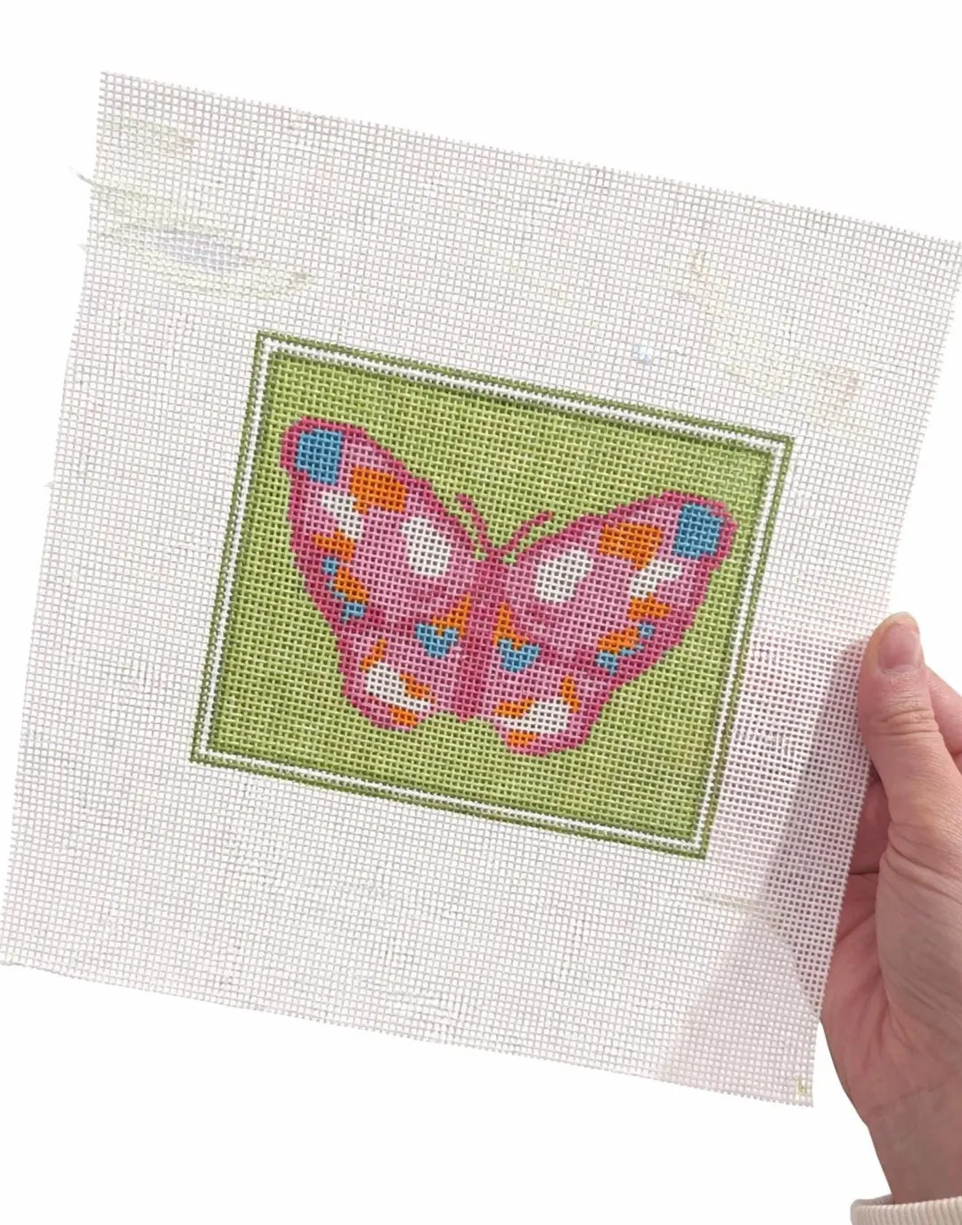 Butterfly Hand-Painted Needlepoint Canvas | Etsy (US)
