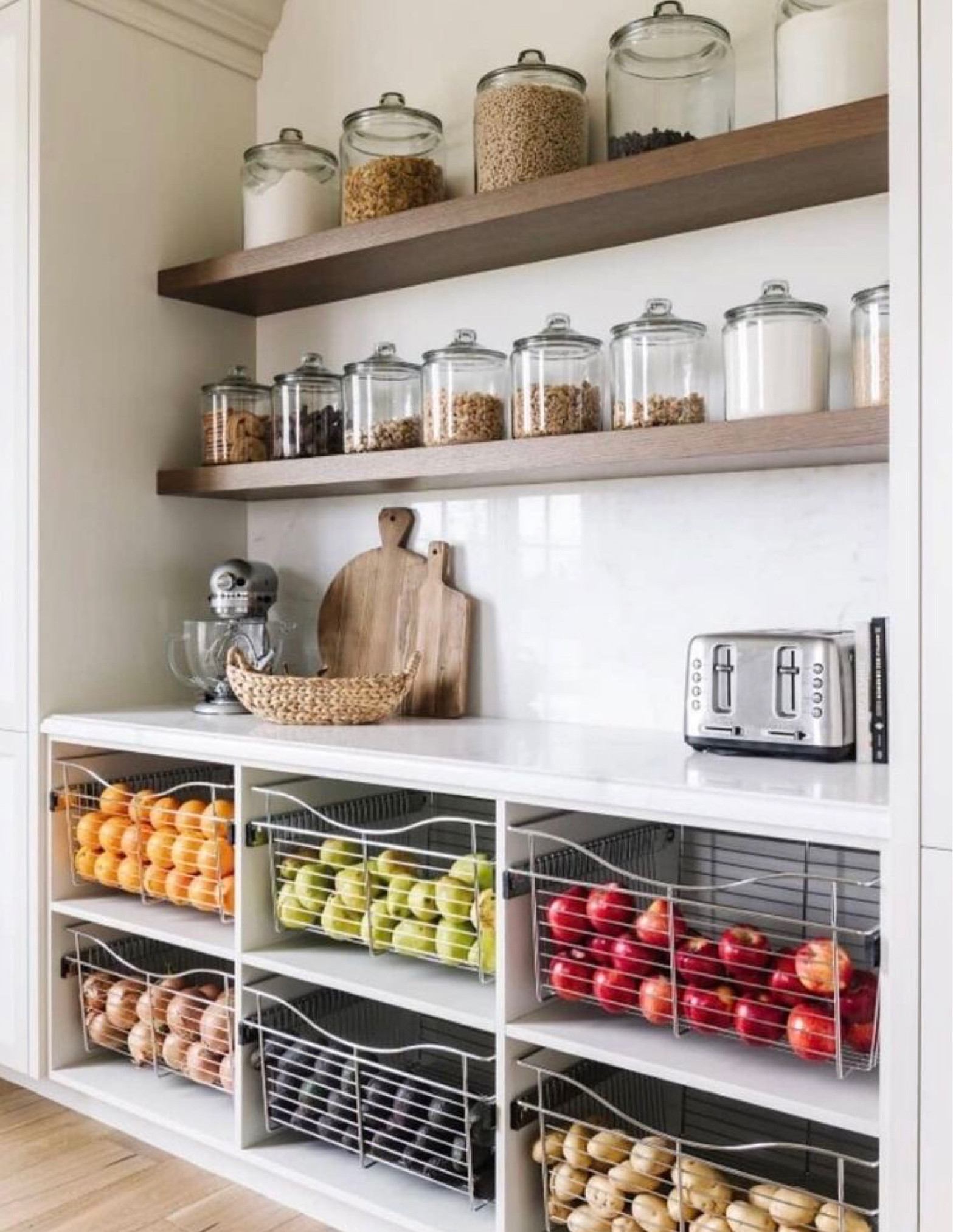 Trying to organize my life away— starting with the pantry! 