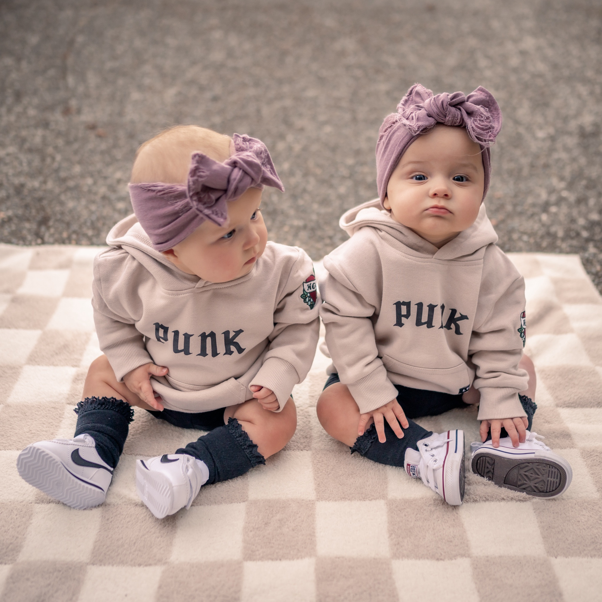 Adorable baby girl punk skater outfits with matching mom/dad options

#LTKFamily #LTKBaby #LTKKids