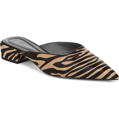 SARTO by Franco Sarto Bennet Genuine Calf Hair Mule in Camel Multi at Nordstrom, Size 7.5 | Nordstrom
