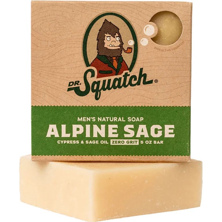 Dr. Squatch Natural Bar Soap, Alpine Sage, 5 oz - Walmart.com | Walmart (US)