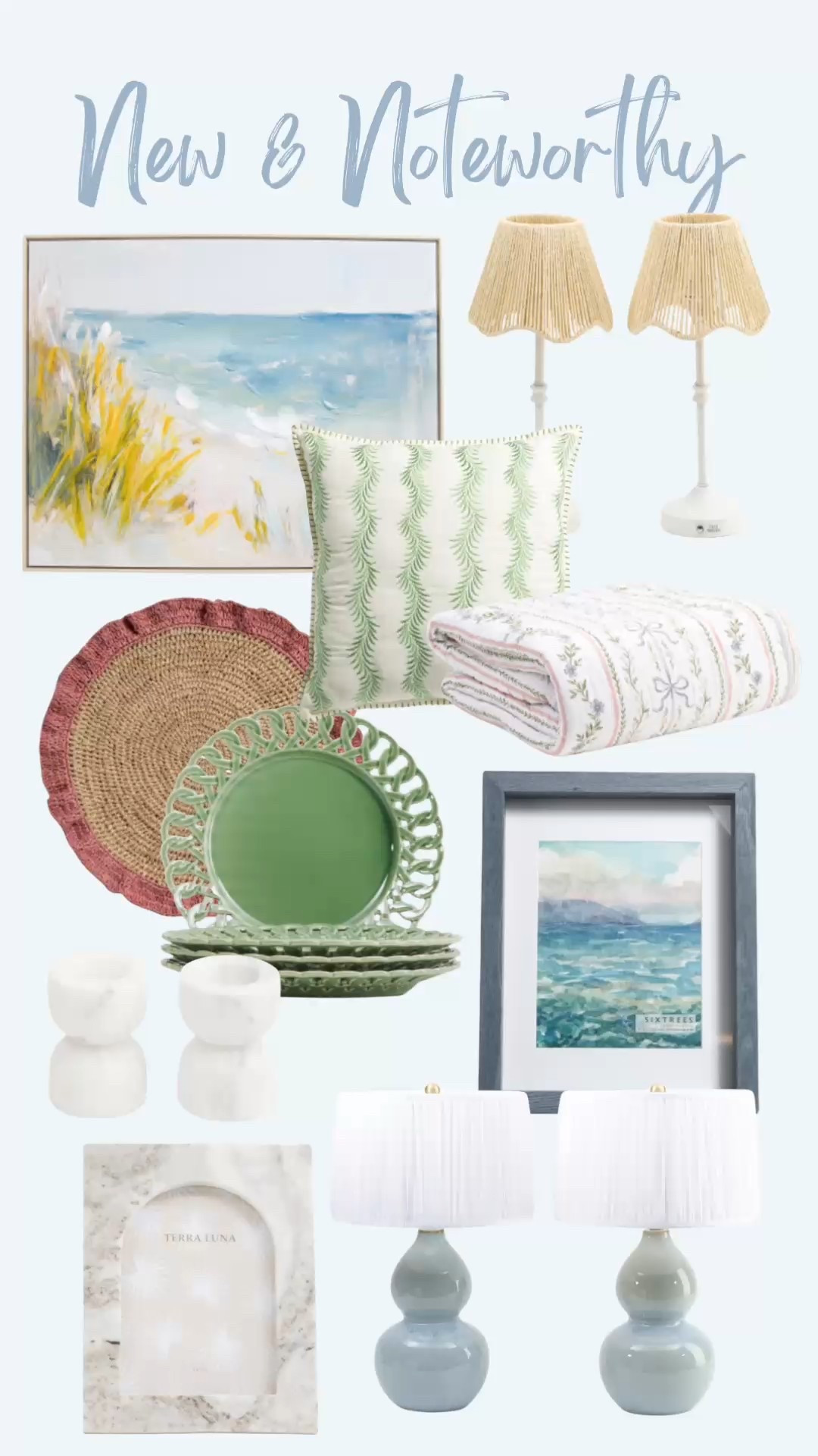 New and noteworthy home decor finds! Classic coastal home decor 

#LTKHome