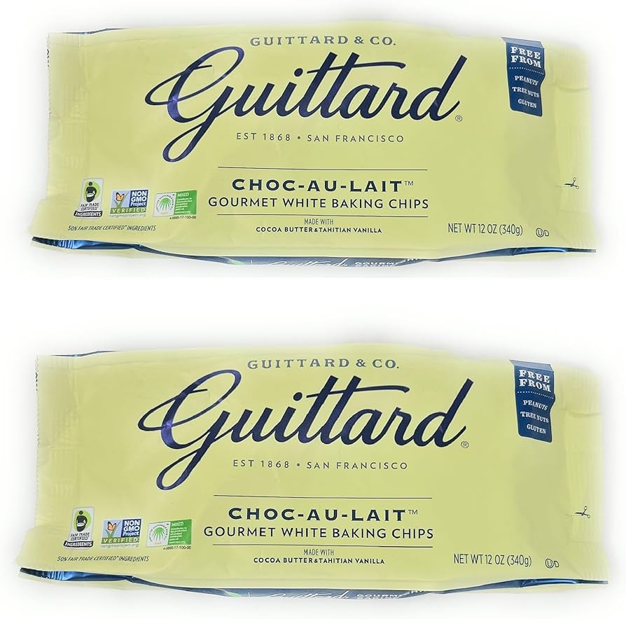 Guittard Baking Chips Morsels 10oz - 2 bags (Choco Au Lait White Vanilla Milk 12oz) | Amazon (US)