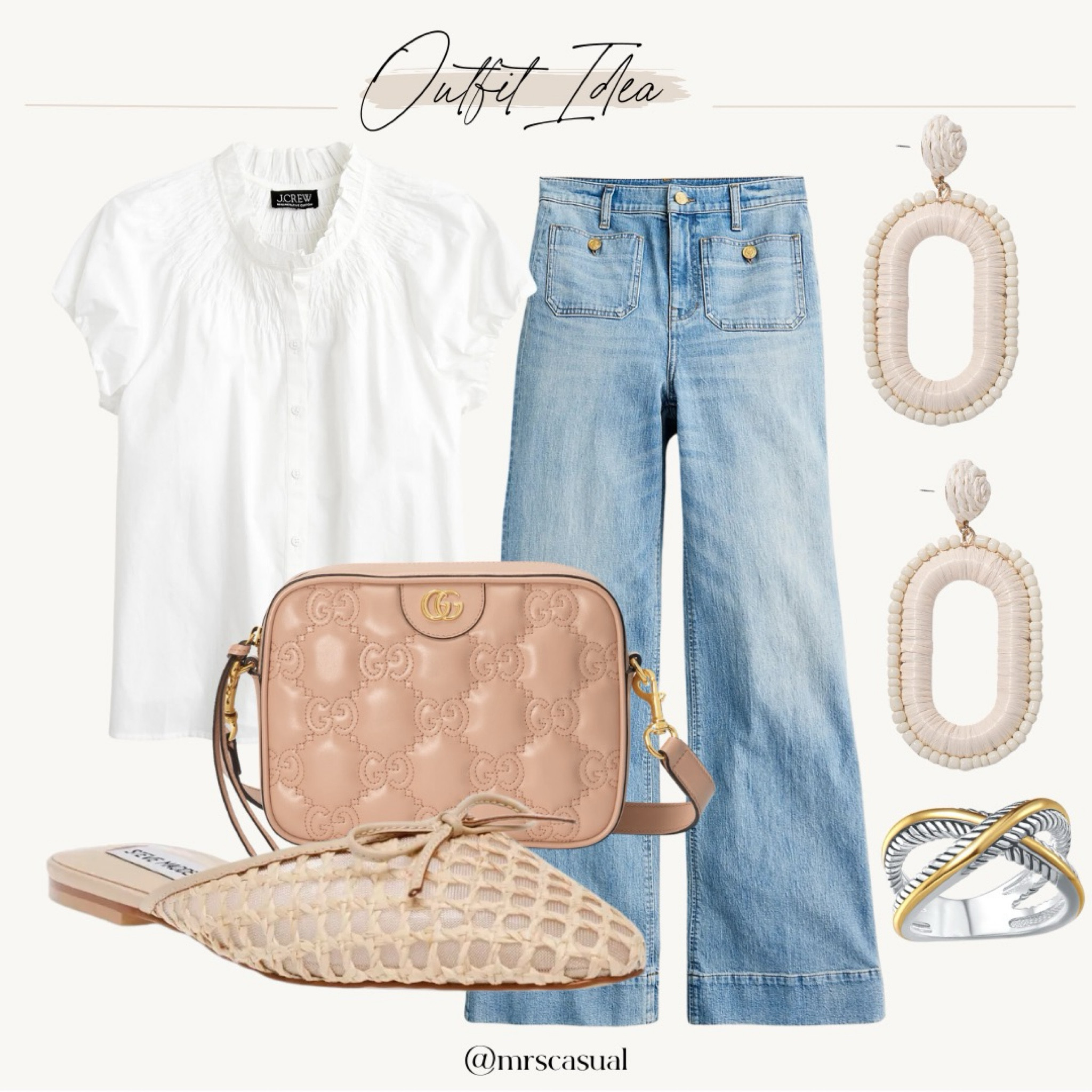 Loving these sailor wide leg jeans 😍 

#LTKfindsunder100 #LTKitbag #LTKstyletip