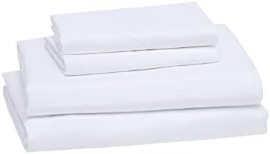Amazon Basics Lightweight Super Soft Easy Care Microfiber Bed Sheet Set with 14-inch Deep Pockets... | Amazon (US)
