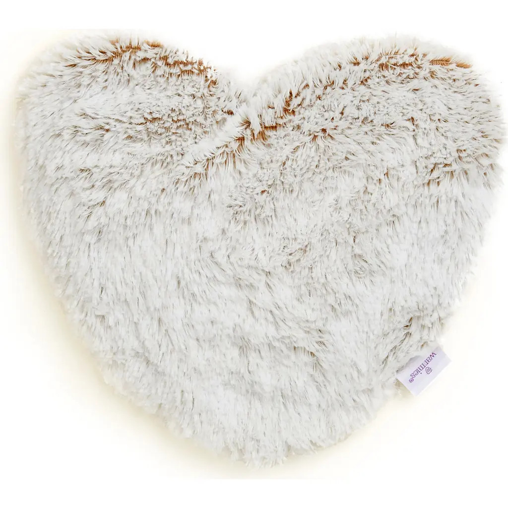 Warmies Marshmallow Plush Heart in Light Brown at Nordstrom | Nordstrom