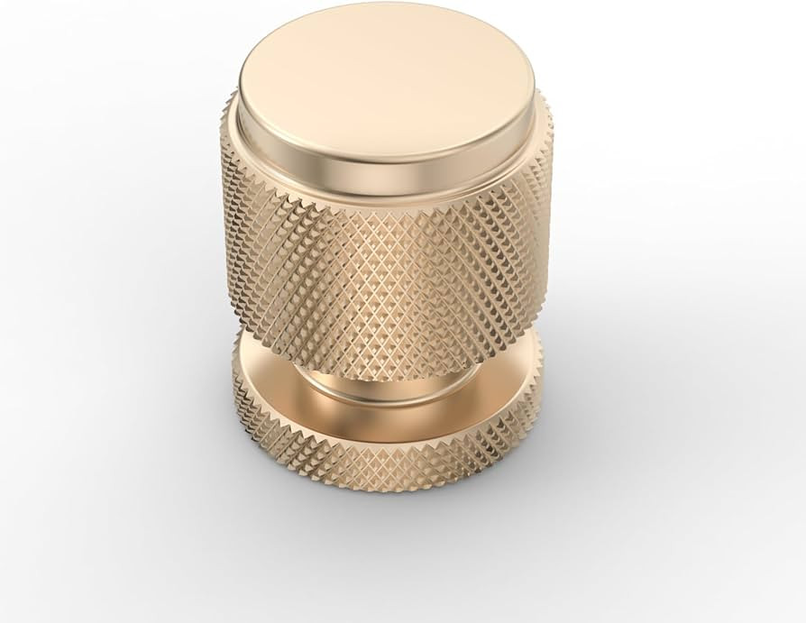 Asidrama 10 Pack Gold Kitchen Cabinet Knobs Knurled Dresser Knobs Drawer Knobs Cabinet Hardware K... | Amazon (US)