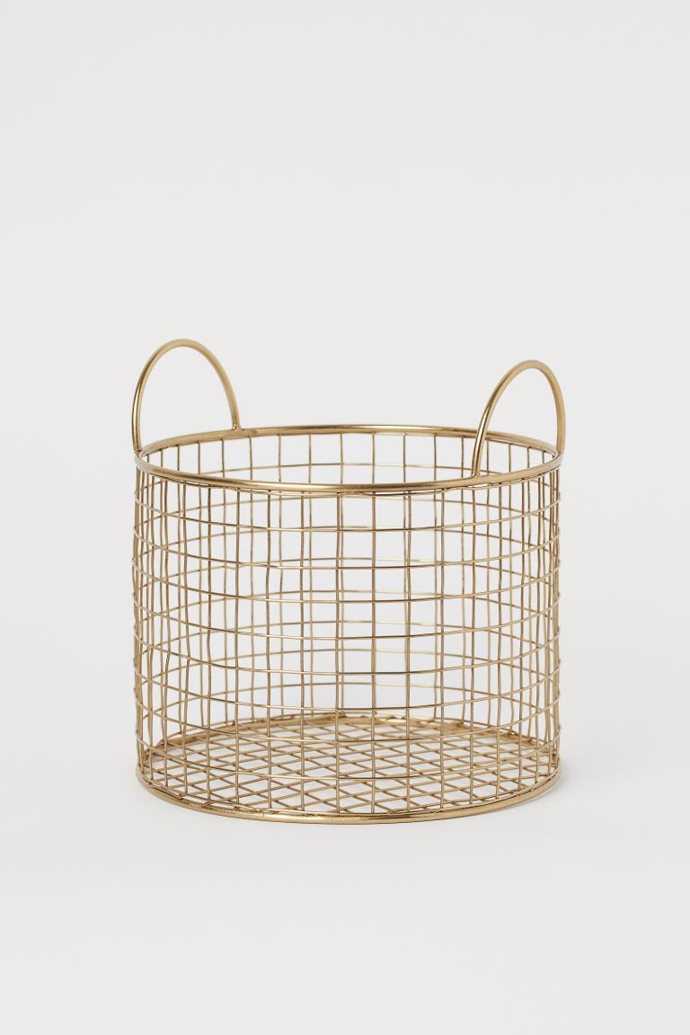 Round Metal Wire Basket | H&M (US)