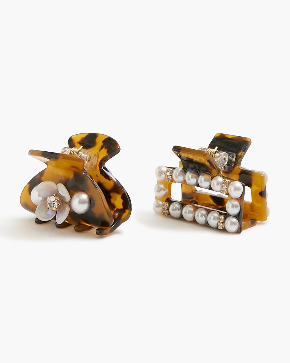 Embellished mini clips set | J.Crew Factory