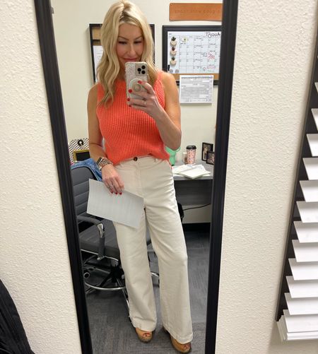 Big day for the boys, first day back! Fortunate to have a schedule that allows me to be present in all the ways I need to be. Here’s a little pre-fall orange for ya! 🍊 🎃 🍁 

#LTKworkwear #LTKstyletip #LTKSeasonal