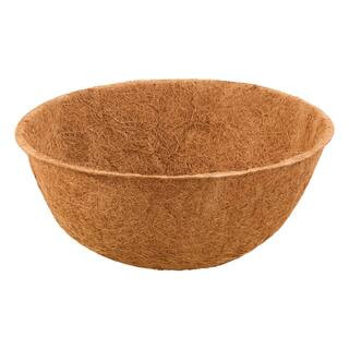 HydroSave Coconut Fiber Premium Liner for Basket Planter (12 in. L x 12 in. W x 5.5 in. H) | The Home Depot