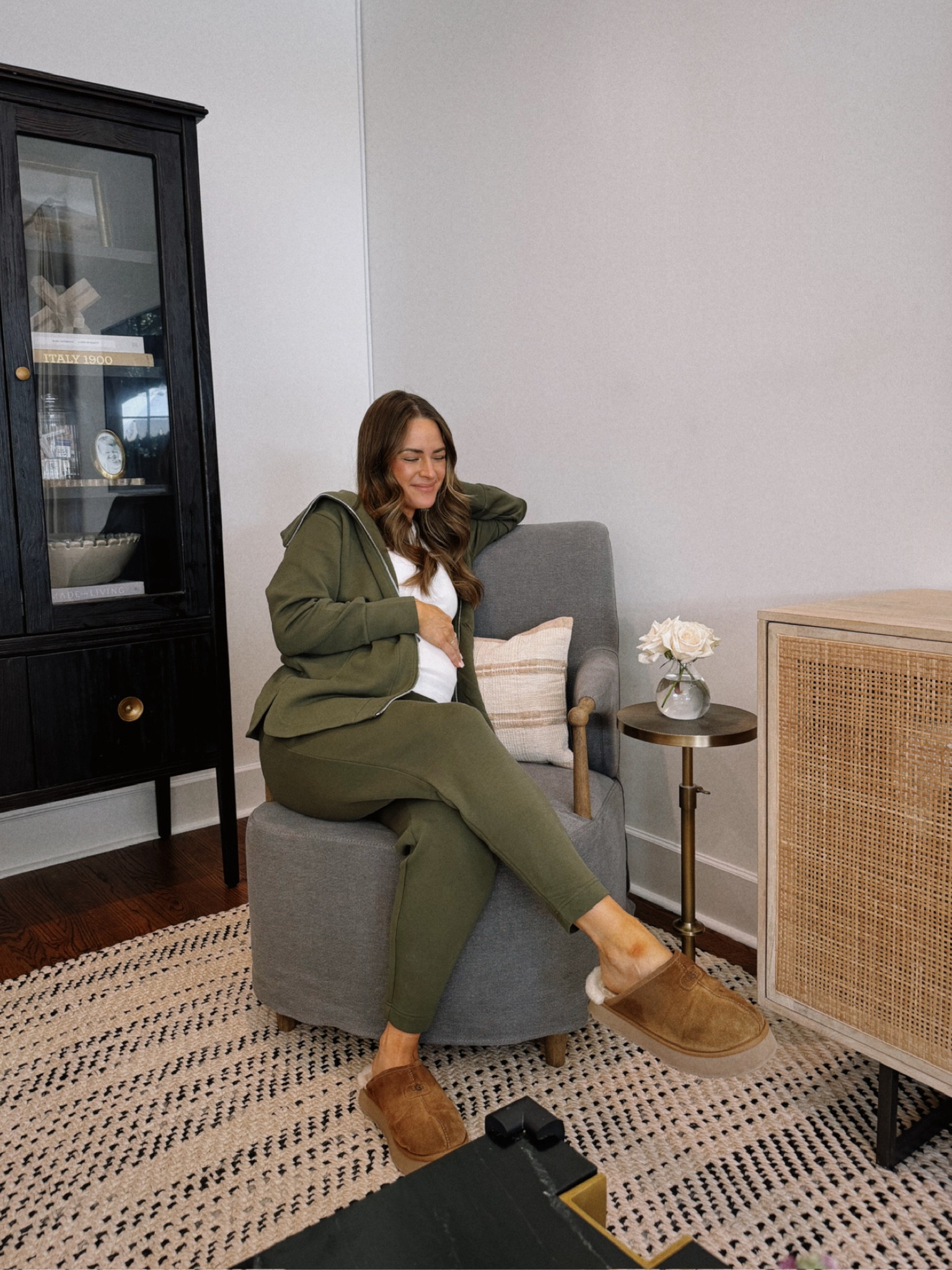 I finally finished furnishing my family room! I needed a pop of color for this corner of the family room & this denim blue color is perfect. I found this accent chair, side table & pillow at @wayfair. I linked a few other options I was considering for this space too. @wayfair #wayfair #wayfairpartner

#LTKHome