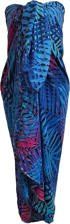 Sarong Wrap From Bali Your Choice of Design Beach Cover Up | Amazon (US)
