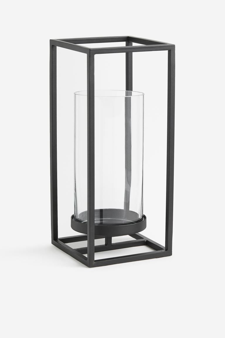 Metal and Glass Candle Lantern | H&M (US + CA)