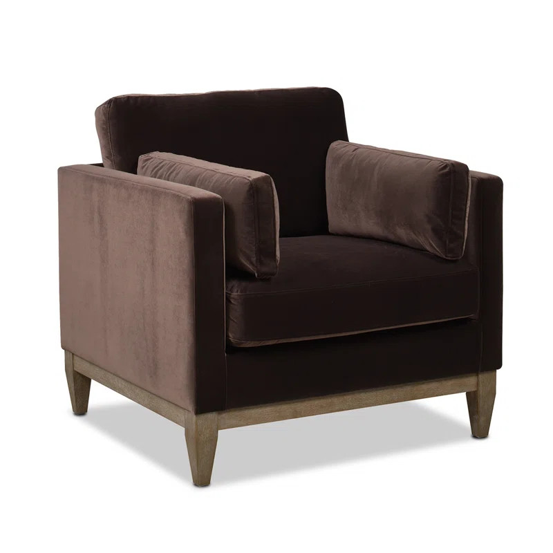 Eila 36" W Velvet Armchair | Wayfair North America