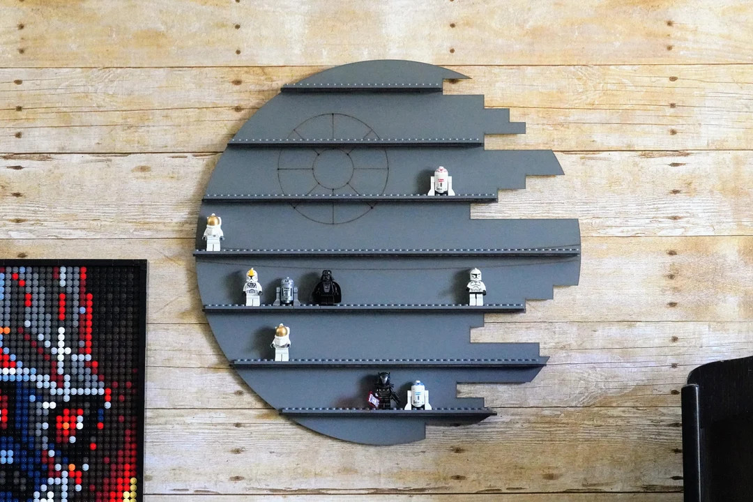 Handmade Mini Figure Death Star Display Shelf Holds Over 70 Mini Figs 18x18 - Etsy | Etsy (US)