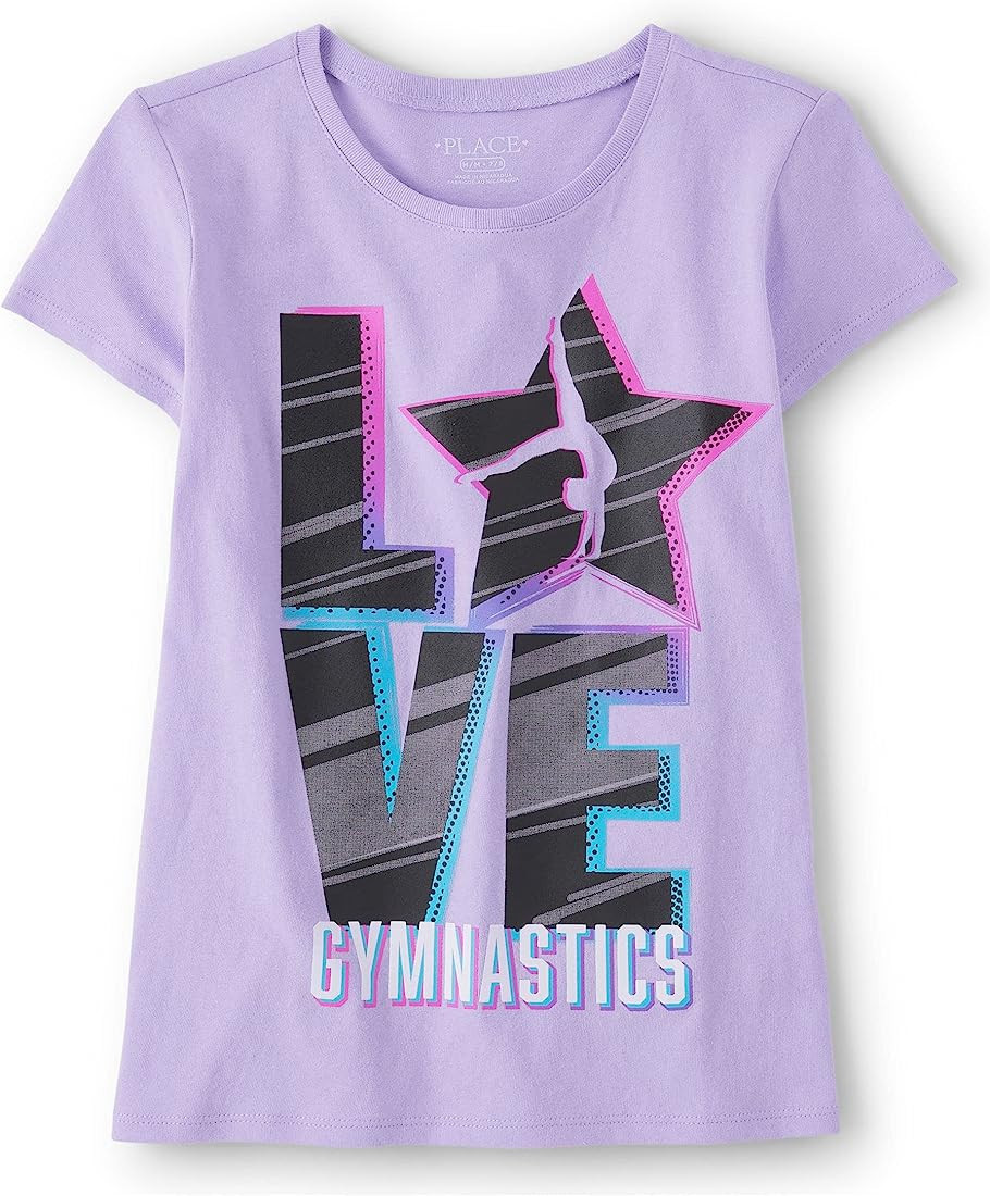 The Children's Place Girls Short Sleeve Graphic T-Shirt 3-Pack | Amazon (US)