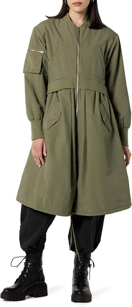 The Drop Women's Double Layer Bomber Coat | Amazon (UK)