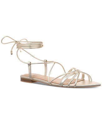 Women's Kharmaa Lace-up Flat Sandals, Exclusively at Macy's | Macy's