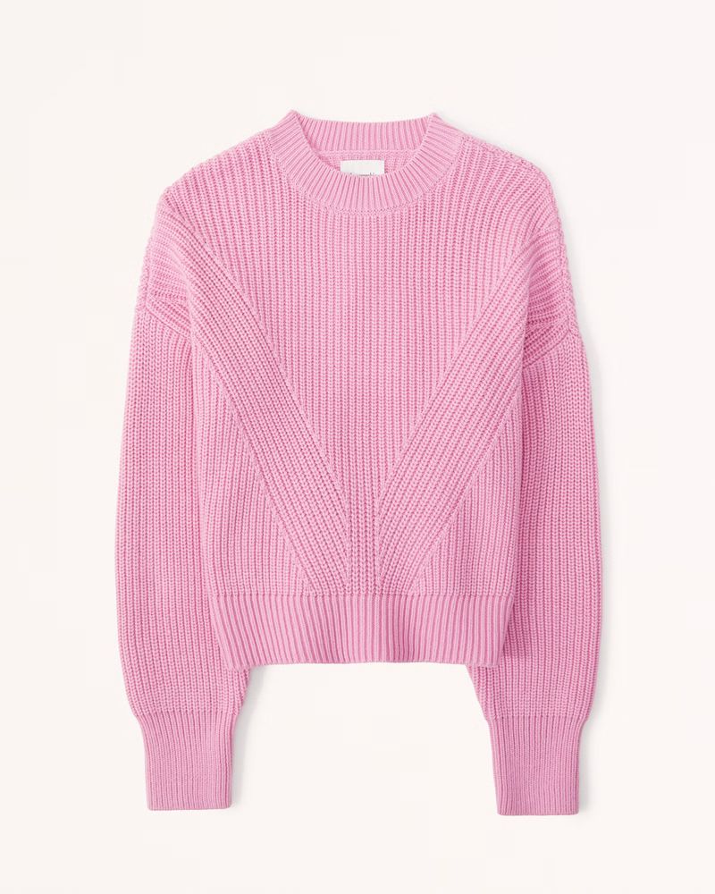 Women's Ribbed Classic Crew Sweater | Women's Tops | Abercrombie.com | Abercrombie & Fitch (US)