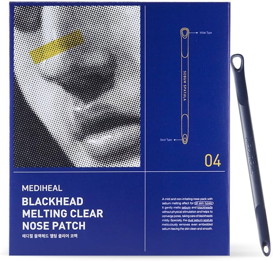 Mediheal Blackhead Melting Clear Nose Patch (4 pack), 3 Step Pore Melting and Soothing Sheets, Bl... | Amazon (US)