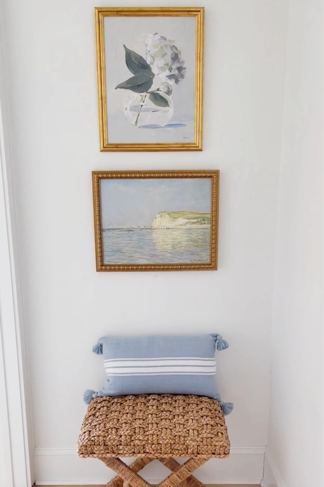 Affordable classic coastal artwork from Target | Serena & Lily rattan stool

#LTKhome

#LTKSummerSales