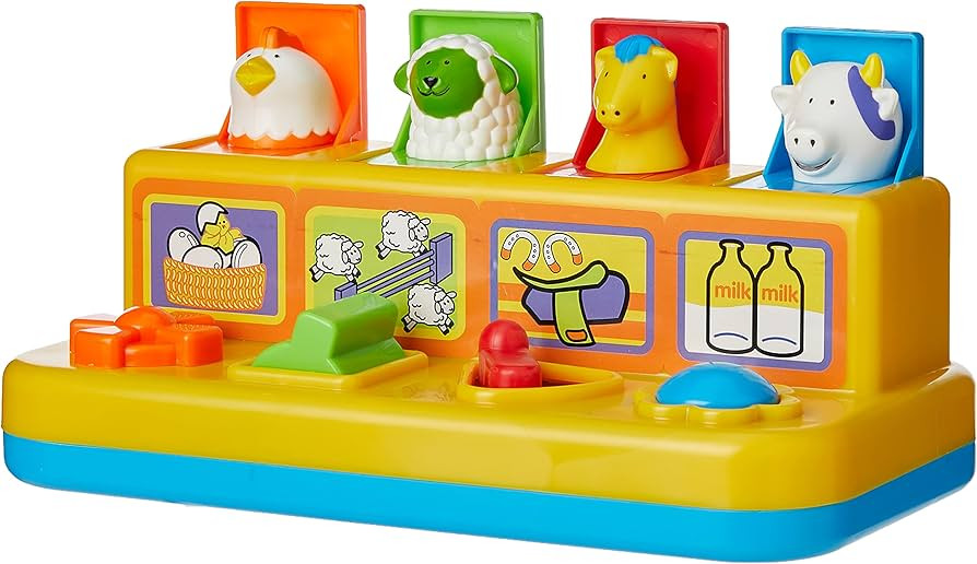 Fun Time Pop Up Farmyard Friends, yellow | Amazon (UK)