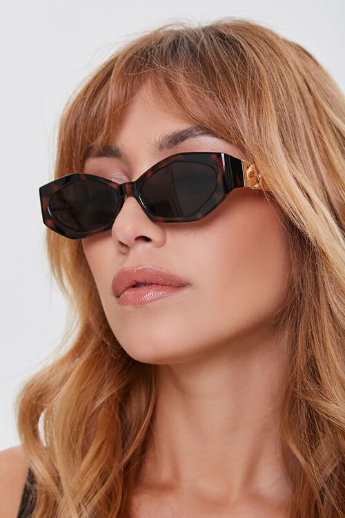 Geo Chain-Arm Sunglasses | Forever 21 (US)