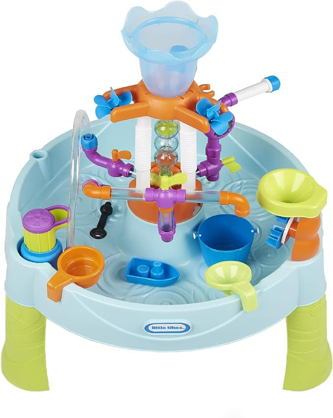Little Tikes Flowin' Fun Water Table with 13 Interchangeable Pipes | Amazon (US)