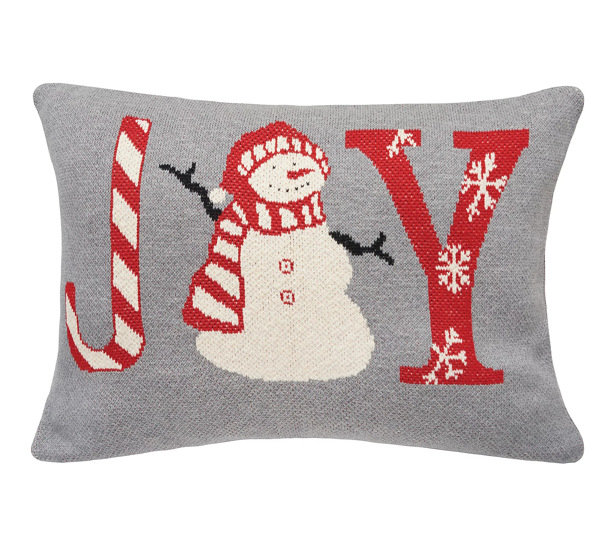 C&F Home Joy With Snowman Pillow | QVC