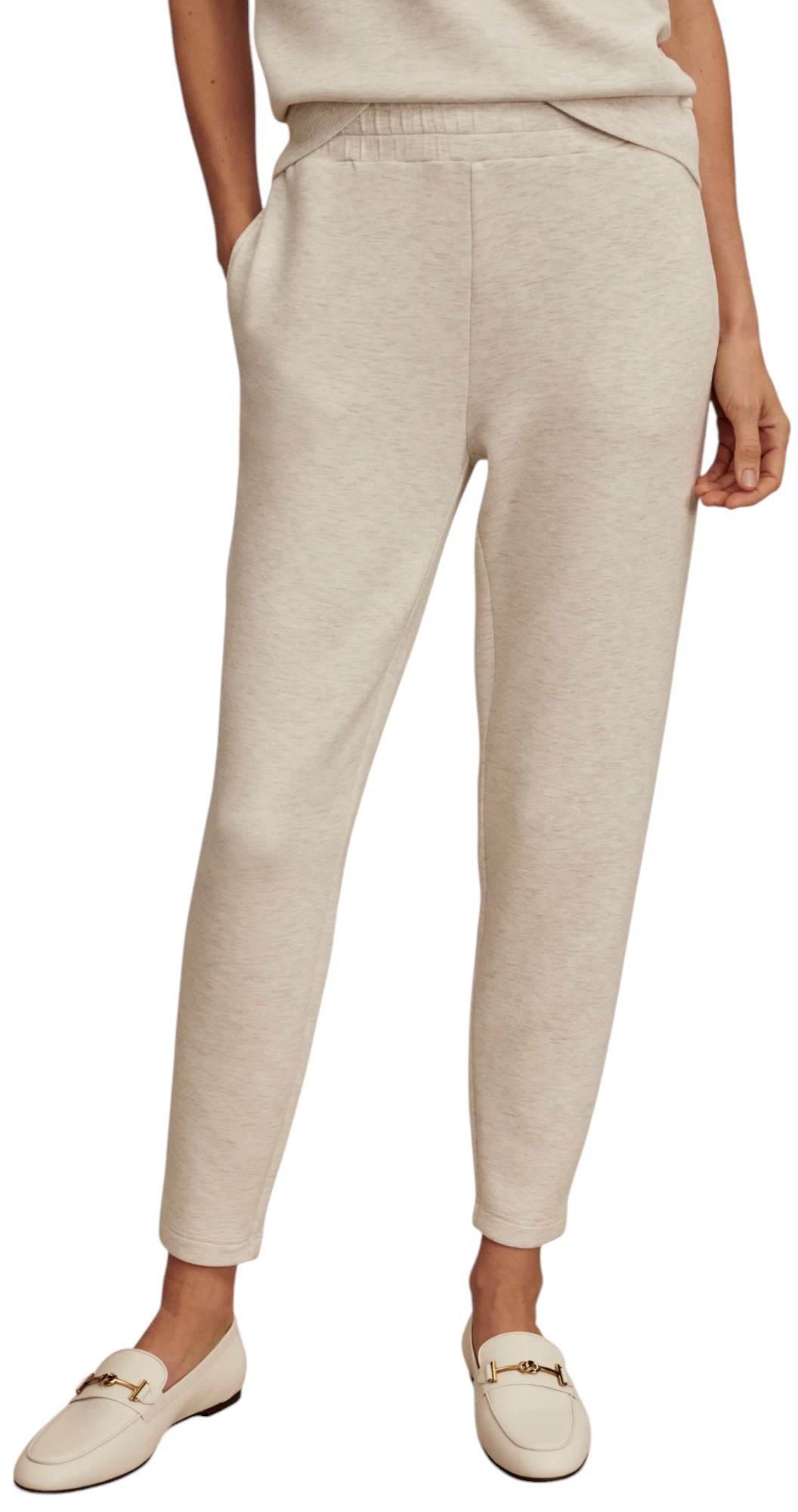 Varley Women's The Slim Pants, Medium, Ivory Marl | Public Lands