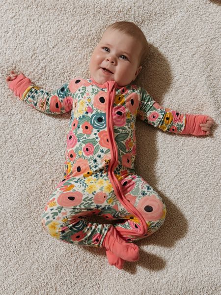Baby girl onesie. summer onesie. floral onesie  

#LTKBaby #LTKFindsUnder50
