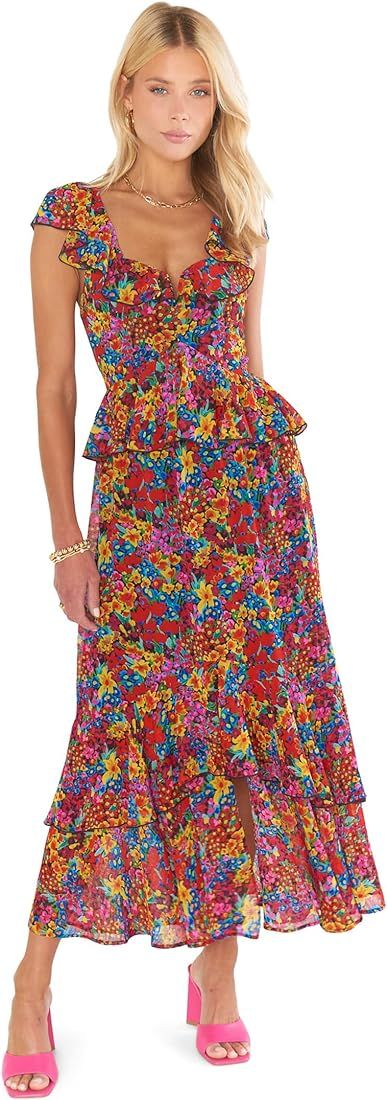 Show Me Your Mumu Reese Ruffle Midi Dress | Amazon (US)