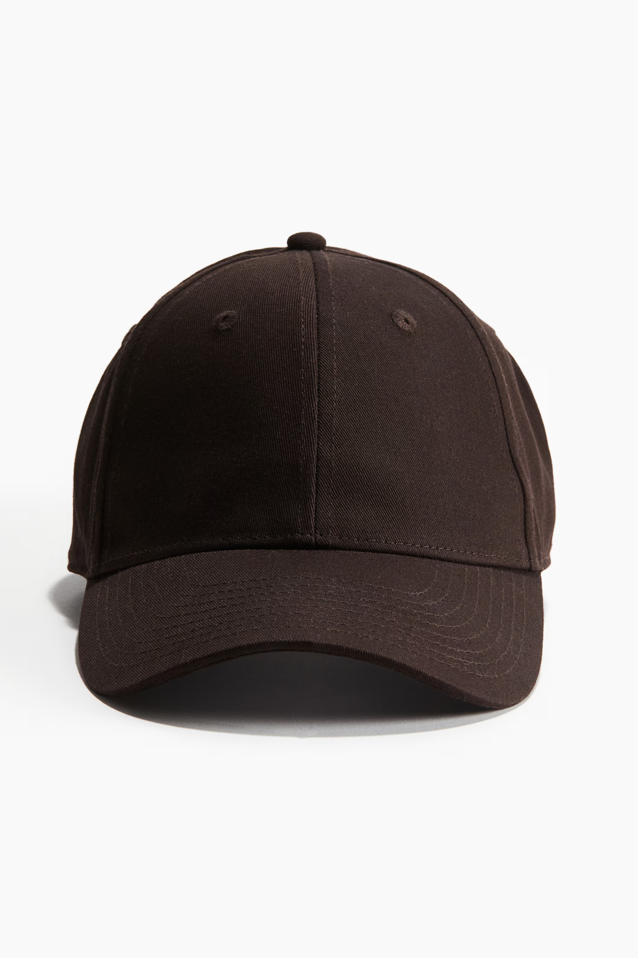 Cotton Twill Cap - Dark brown - Men | H&M US | H&M (US + CA)