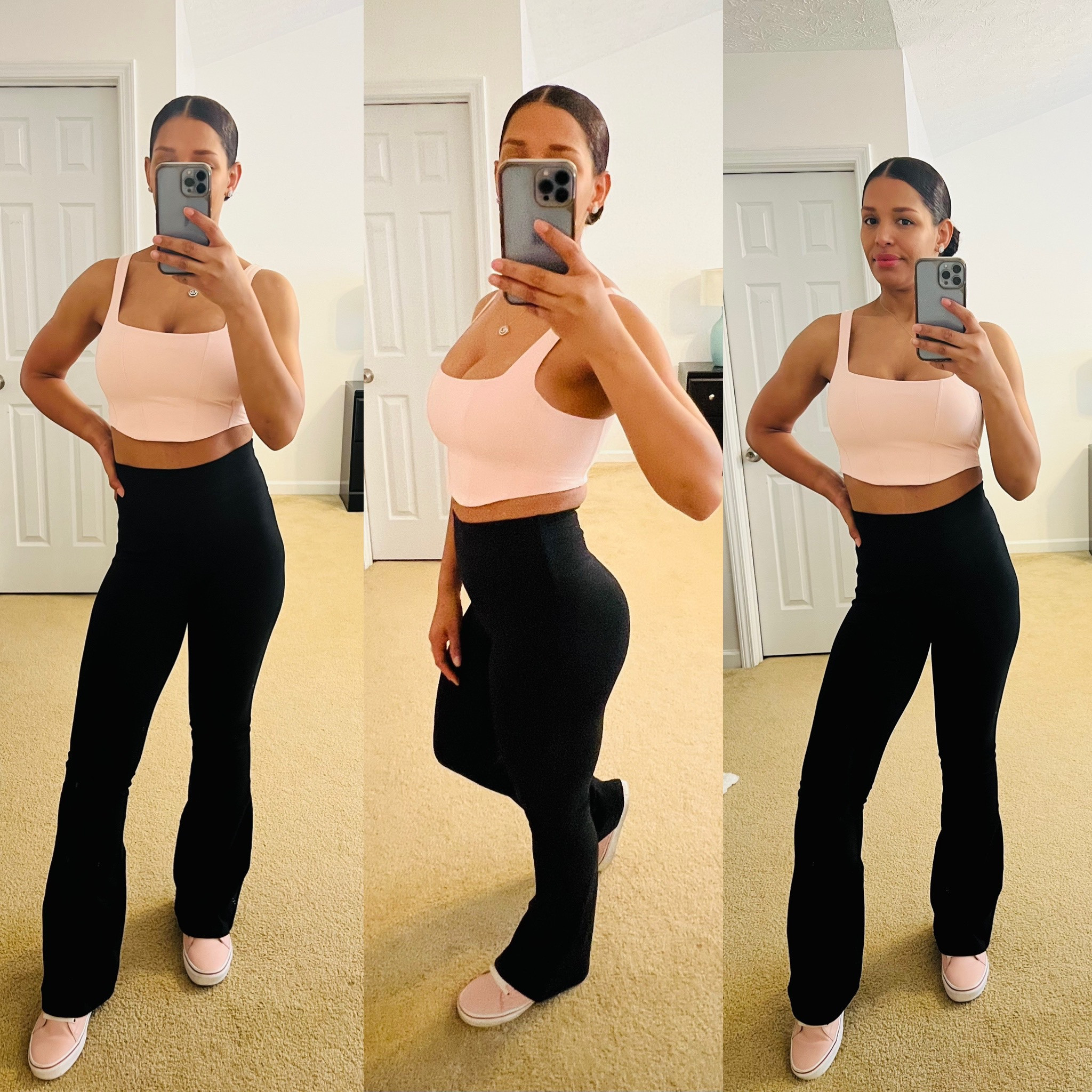 Beautiful and comfortable workout set. Target finds, fitness clothes, flared pants 

#LTKfitness #LTKfindsunder50 #LTKsalealert