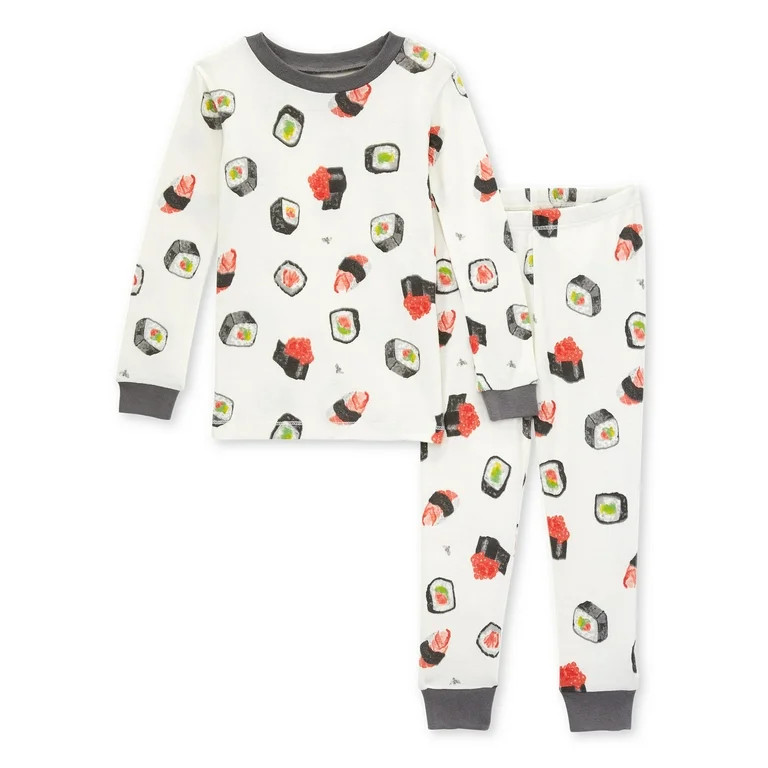 Burt's Bees Baby Organic Cotton Baby & Toddler Boy Pajama Set, 2- Piece, Sizes 12 Months-5T - Wal... | Walmart (US)