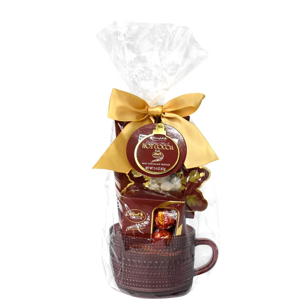 MODERN GOURMET FOODS Hot Christmas Cocoa Decorated Mug Set with Lindt - 2.4oz | Target