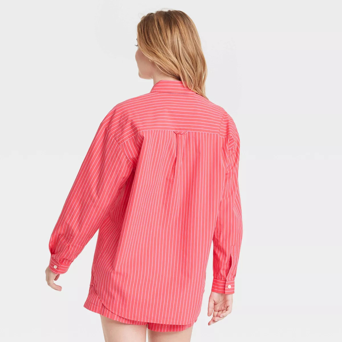 Women's Oversized Long Sleeve Collared Button-Down Shirt - Universal Thread™ | Target