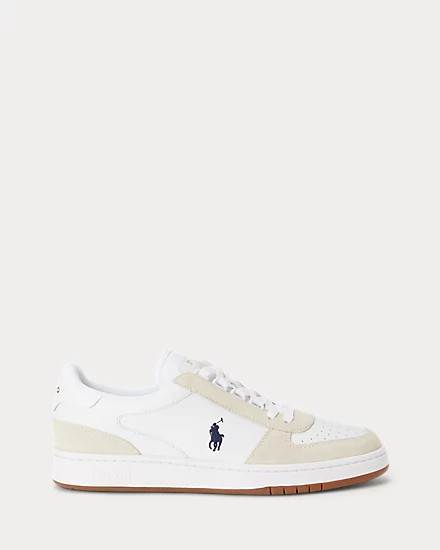 Court Leather-Suede Trainer | Ralph Lauren (UK)