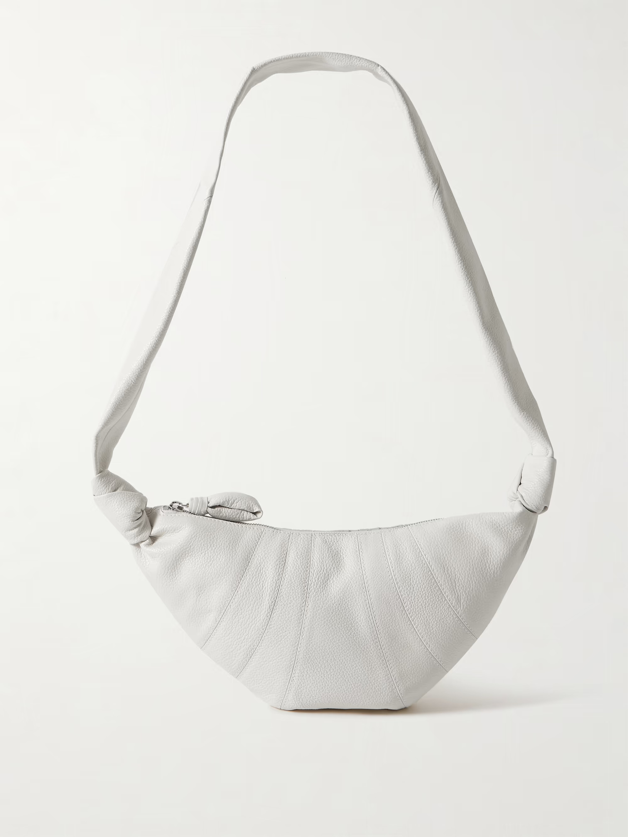 LEMAIRE Croissant small paneled textured-leather shoulder bag | NET-A-PORTER | NET-A-PORTER (US)