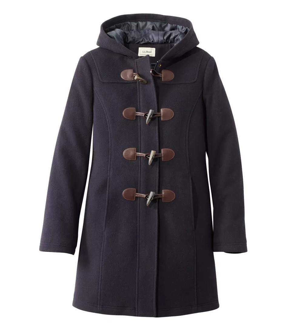Women's Classic Lambswool Duffel Winter Coat Light Gray Heather 6 L.L.Bean | L.L. Bean