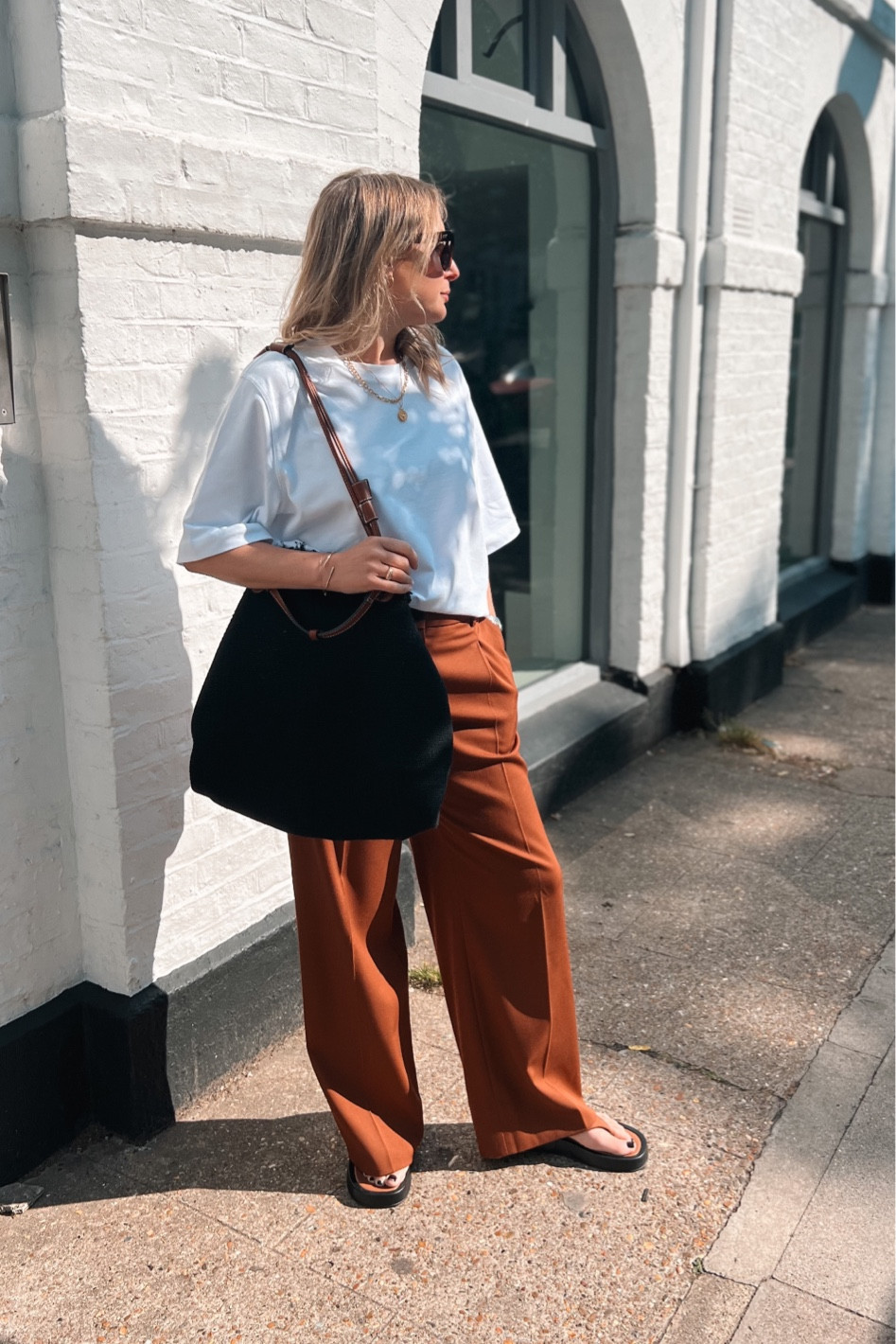 A simple everyday look.

I’m wearing a 12 in the trousers and a medium in the T-shirt. Both are true to size. 

#LTKSeasonal #LTKunder50 #LTKFind