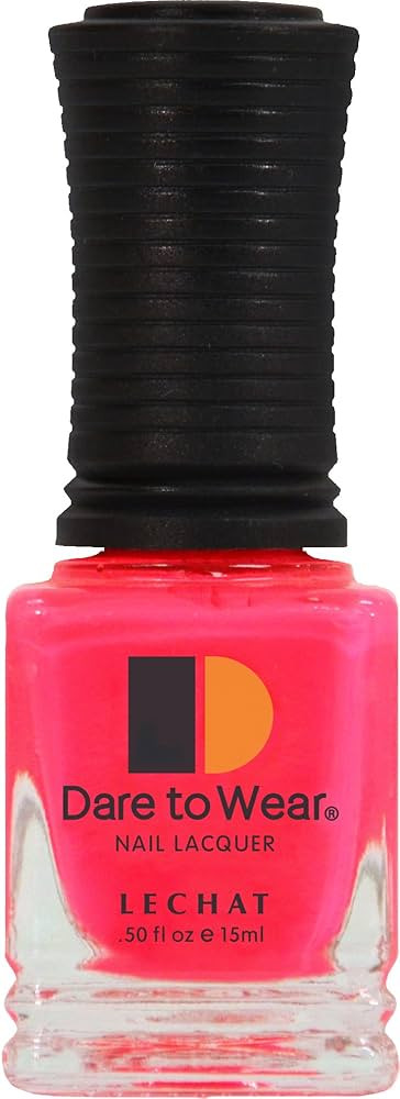 LECHAT Dare to Wear Nail Polish, That's Hot Pink, 0.500 Ounce | Amazon (US)