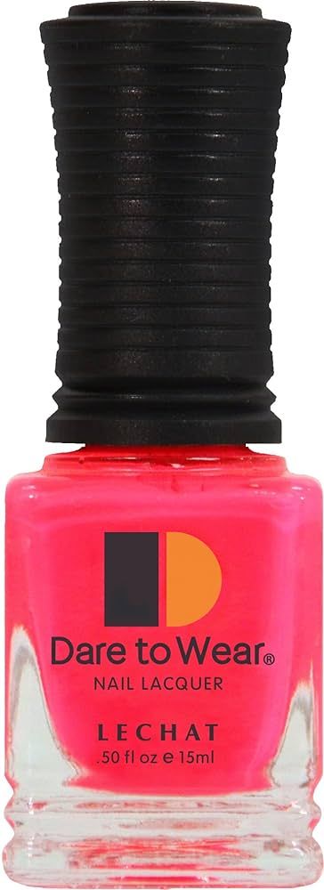 LECHAT Dare to Wear Nail Polish, That's Hot Pink, 0.500 Ounce | Amazon (US)