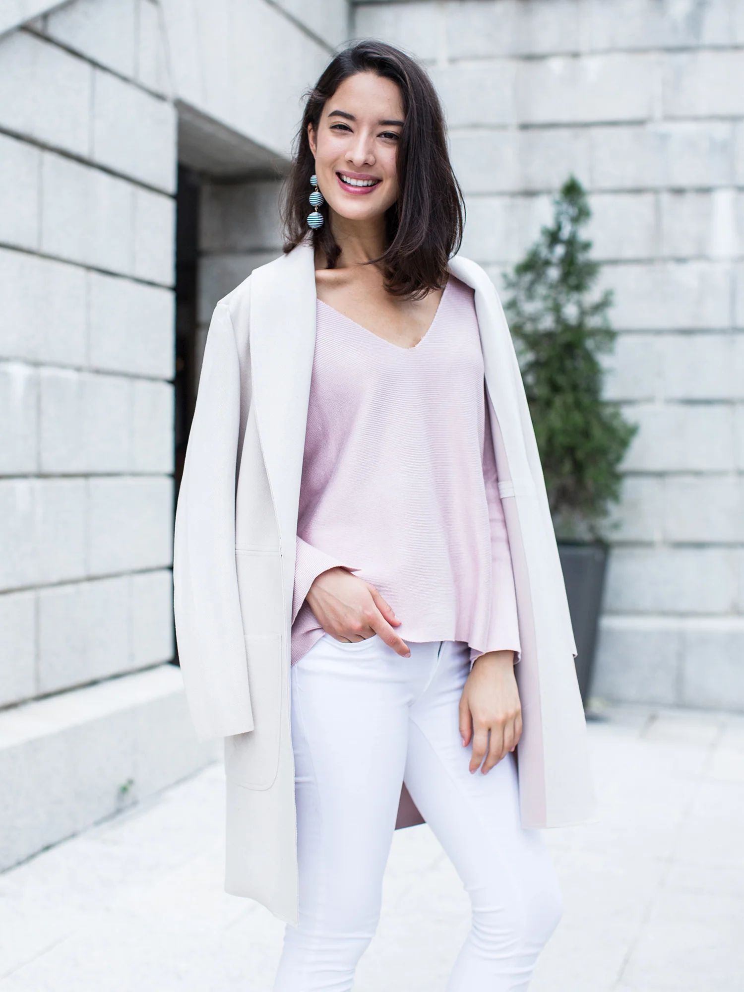 Julissa' Dusty Pink Faux Suede Coat | Goodnight Macaroon